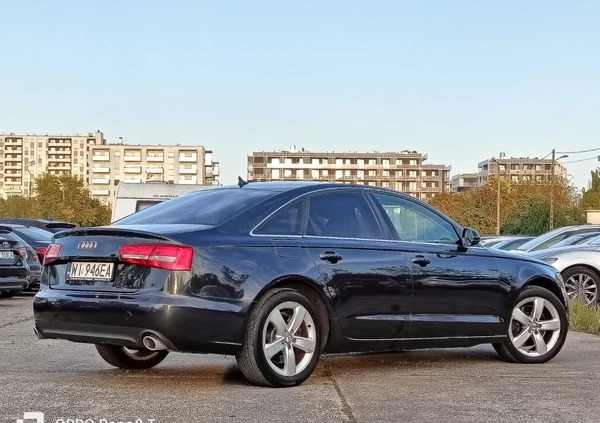 Audi A6 cena 49900 przebieg: 296066, rok produkcji 2011 z Warszawa małe 529